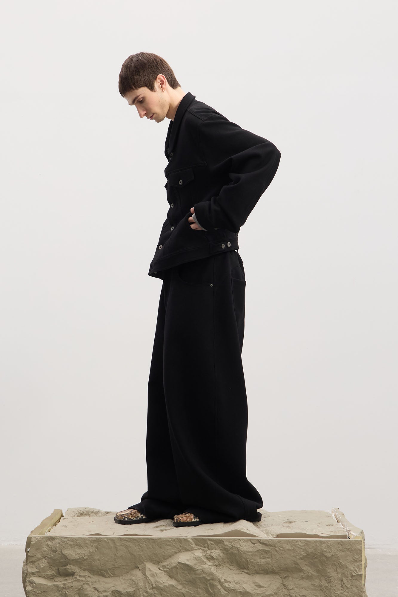 DND4DES Essential Wool-Blend Baggy Pants