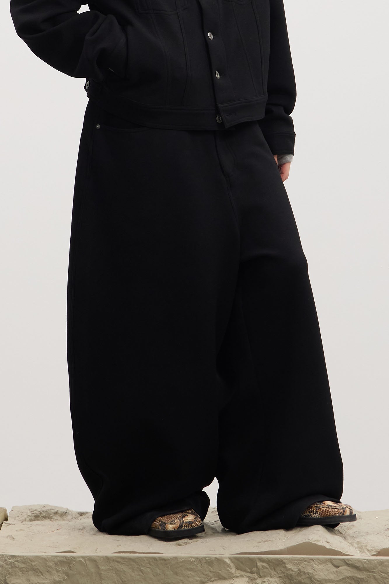DND4DES Essential Wool-Blend Baggy Pants