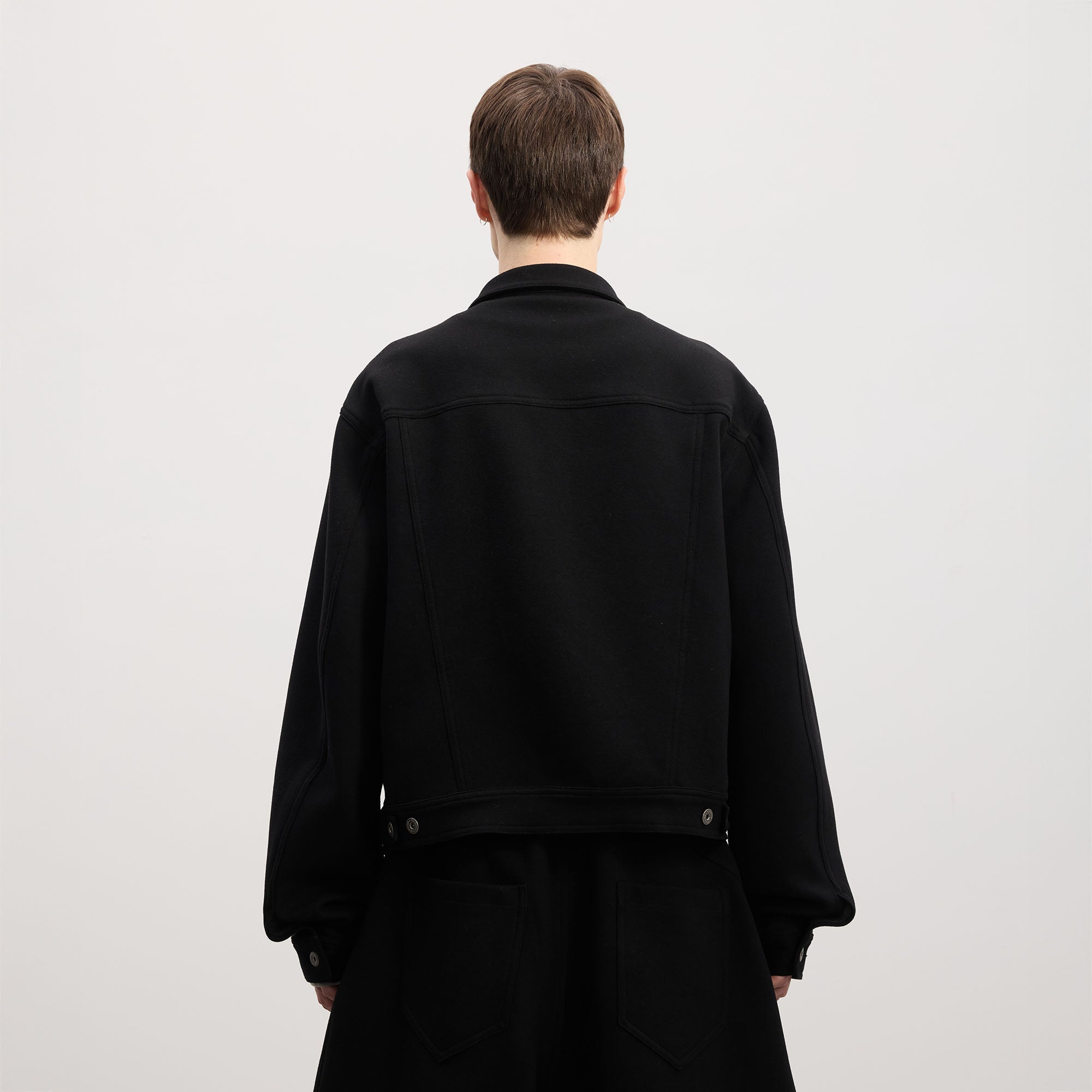 DND4DES Wool-Blend Button-Up Utility Jacket