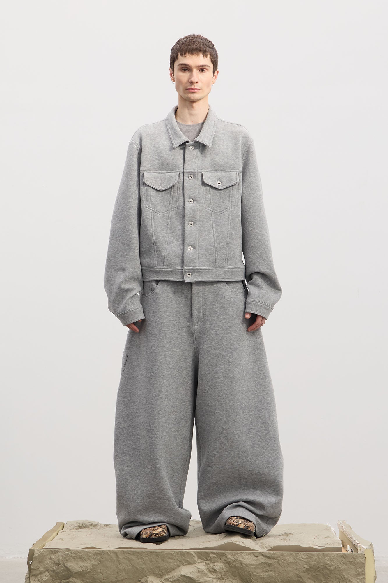 DND4DES Essential Wool-Blend Baggy Pants
