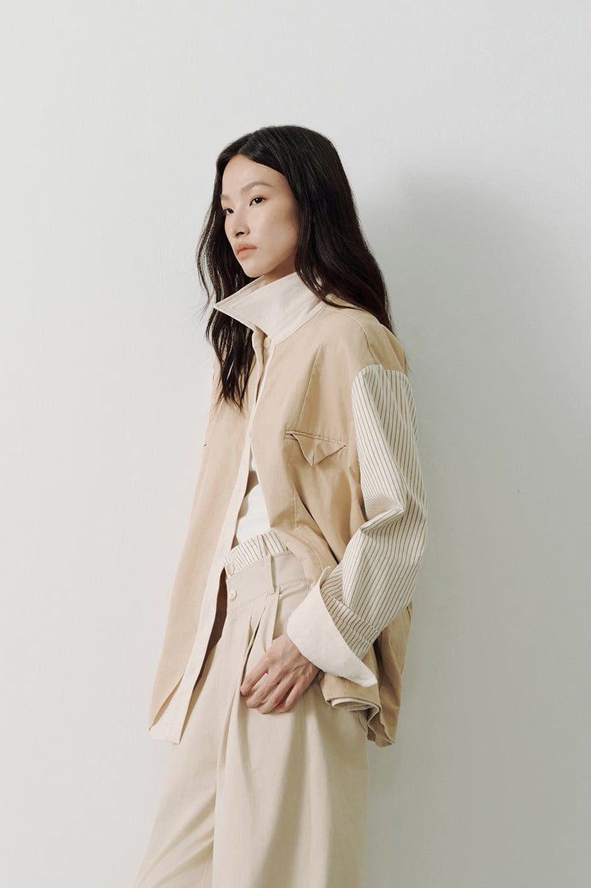 SAME FLOW Essential Reversible Paneled Shirt