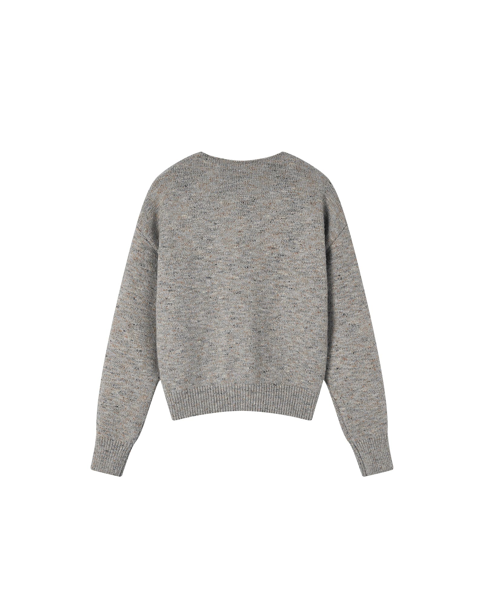 SAME FLOW Asymmetrical Button Wool-Blend Cardigan