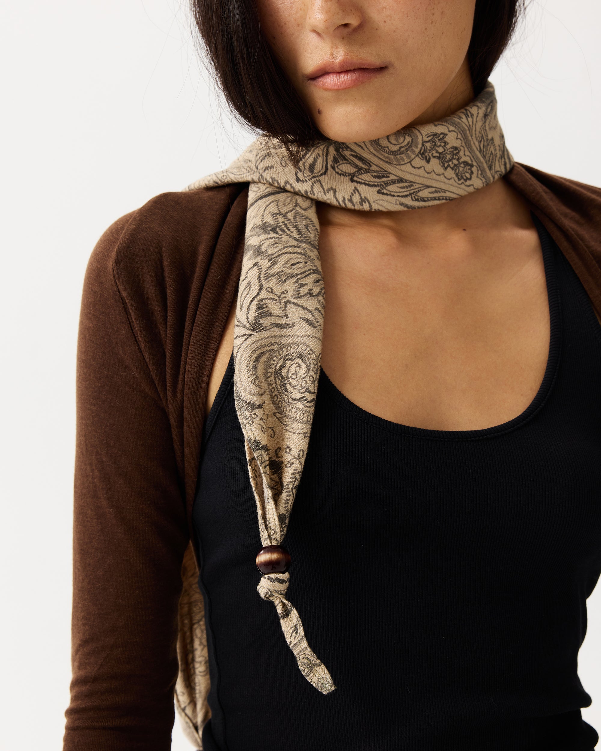 PCLA Paisley Beaded Multi-Way Scarf