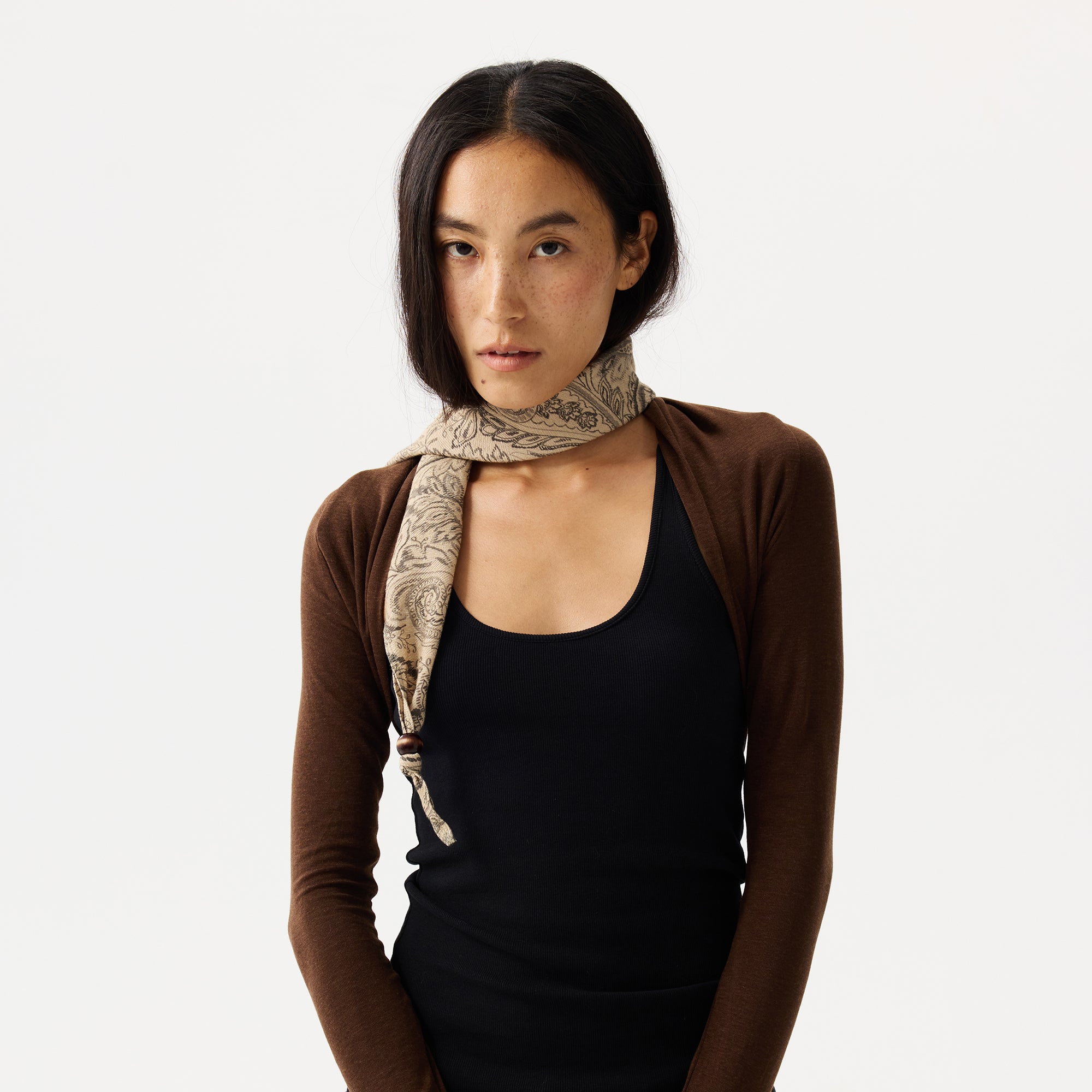 PCLA Paisley Beaded Multi-Way Scarf