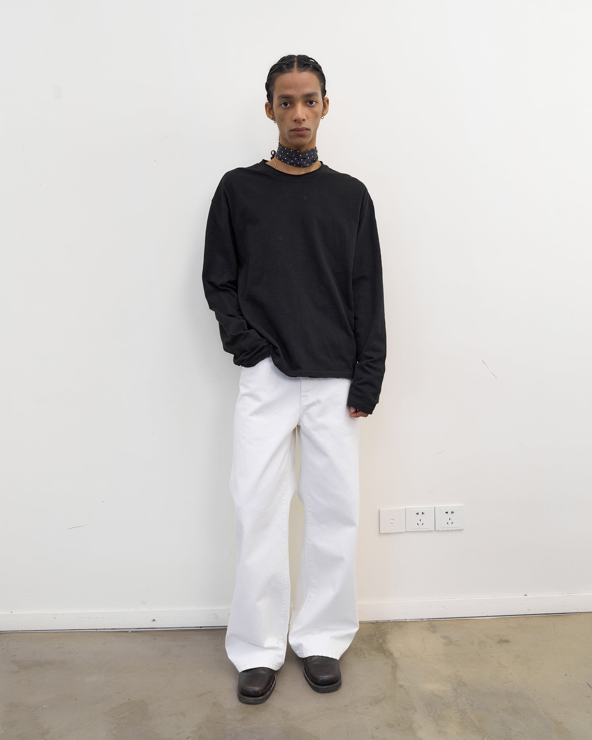 NEVERSEEZ Narrow-Selvedge Straight-Leg Jeans