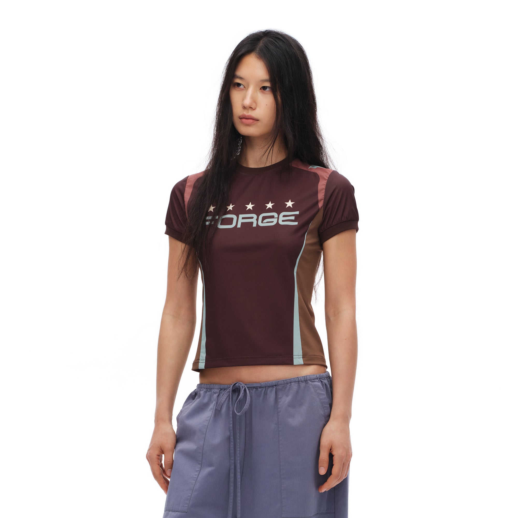 OINIMI Retro Athletic Graphic Raglan T-Shirt