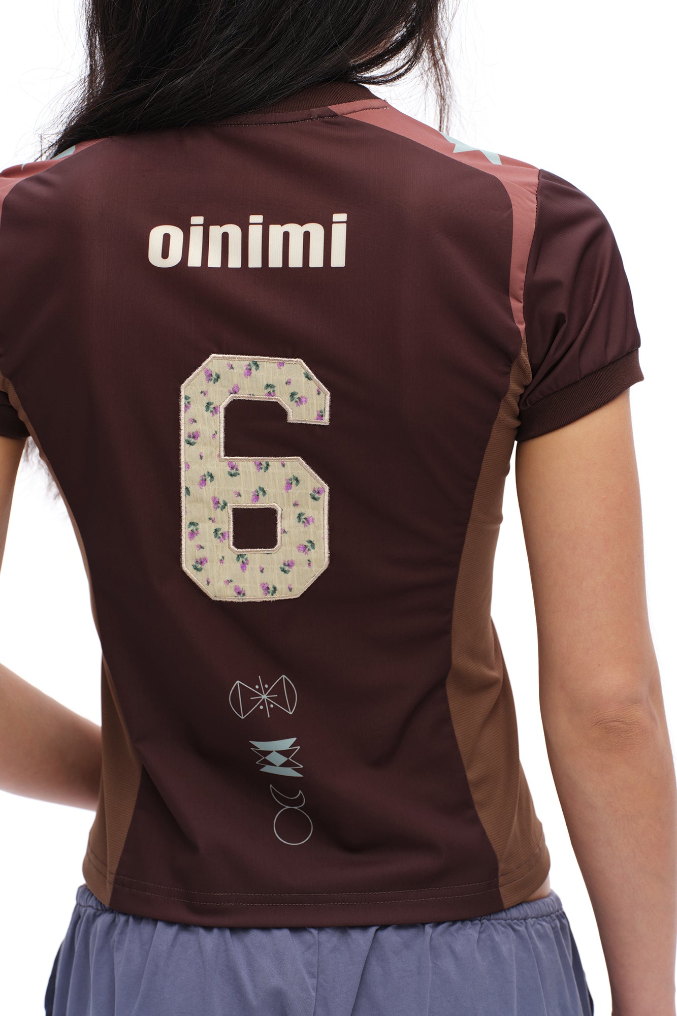 OINIMI Retro Athletic Graphic Raglan T-Shirt