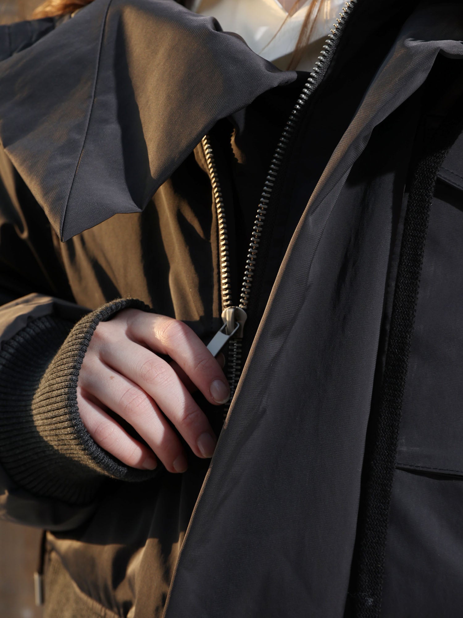 ERROR CODE ROBOT Classic Oversized Hooded Down Jacket