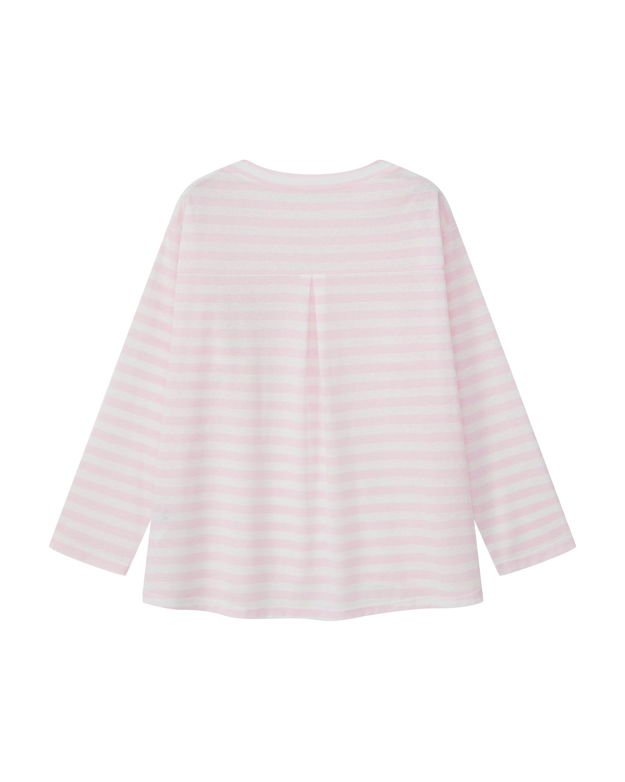 SOFITTE Striped Crochet Graphics Long-Sleeve Tee