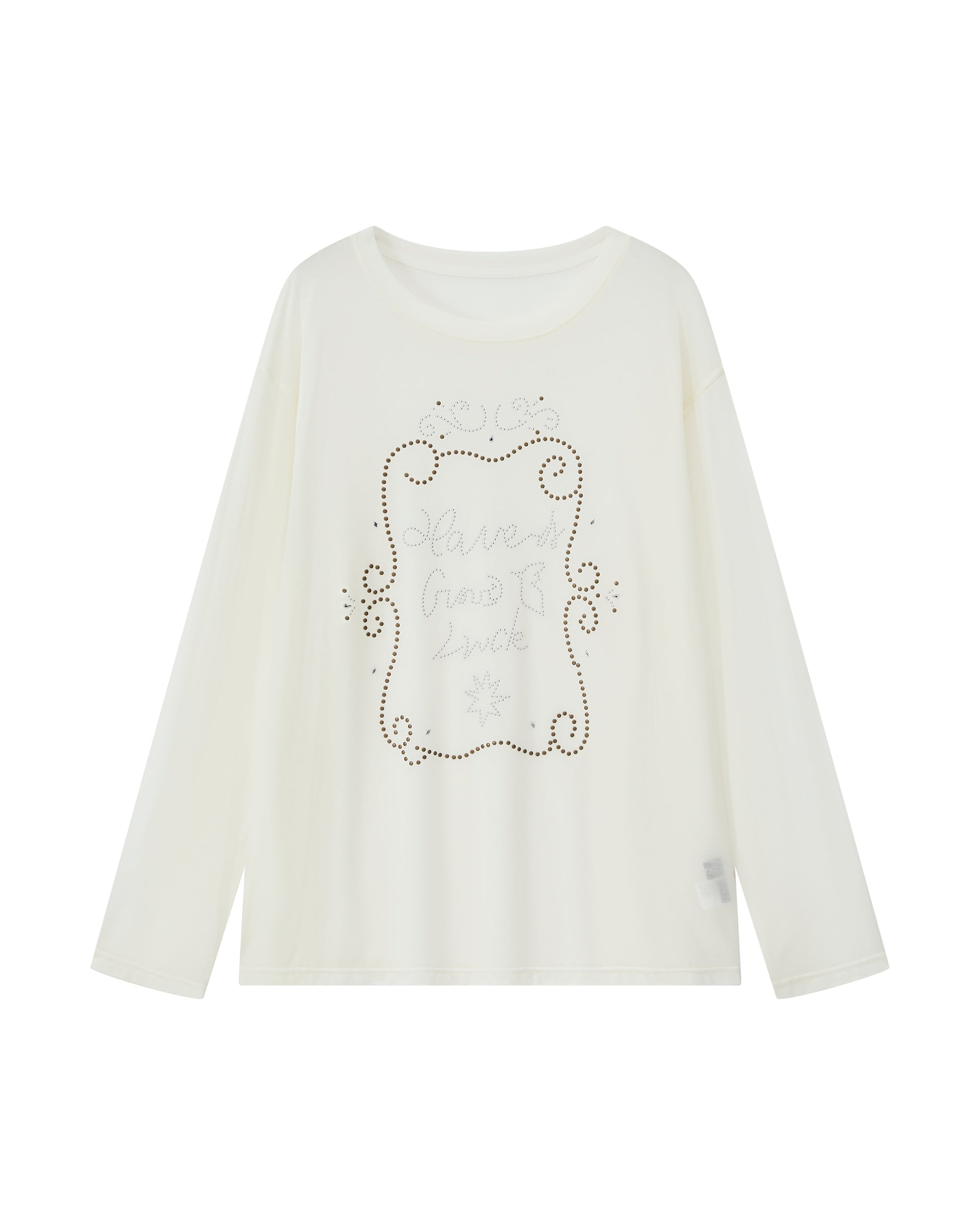 SOFITTE Retro Rhinestone Long-Sleeve Cover-Up
