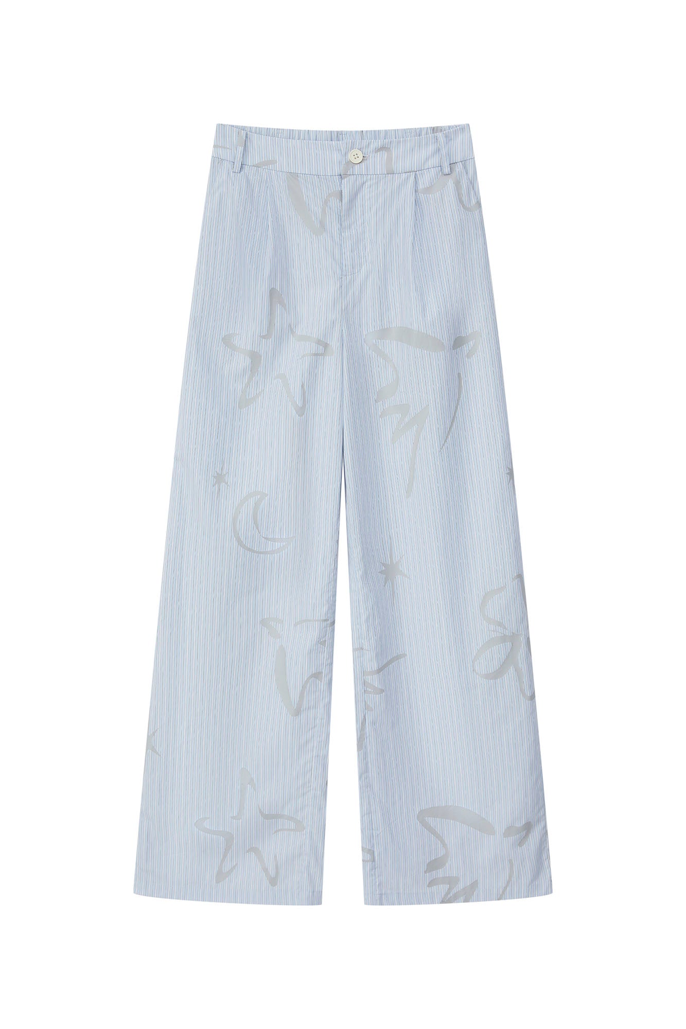 SOFITTE Striped Graphic Straight-Leg Pants