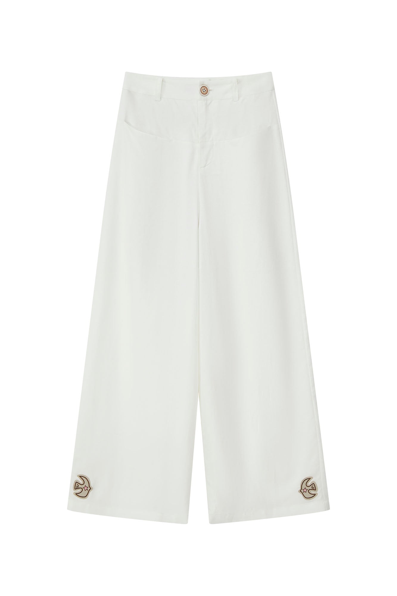 SOFITTE Essential Tencel-Linen Patch Straight-Leg Pants