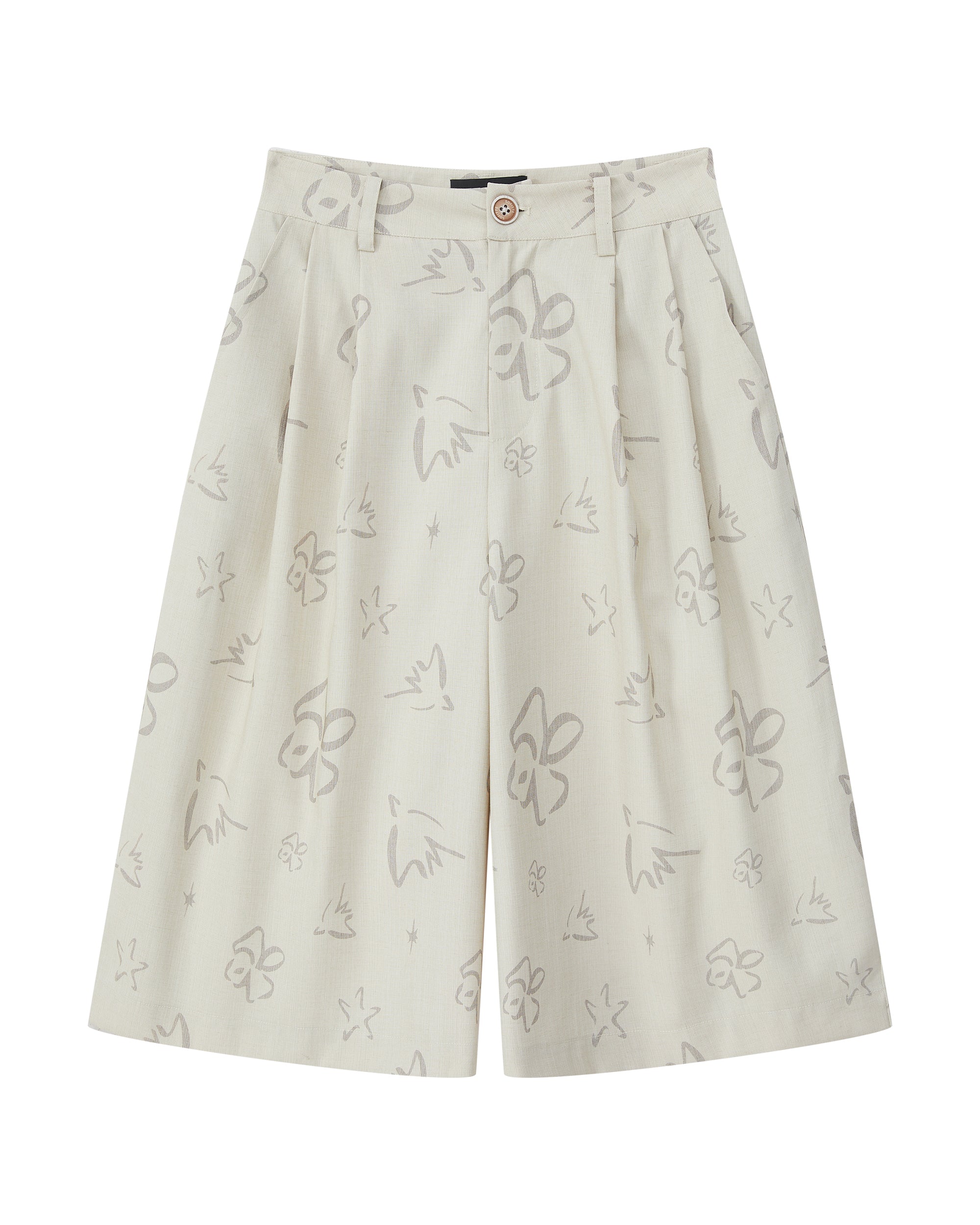 SOFITTE Full-Print Straight Bermuda Shorts