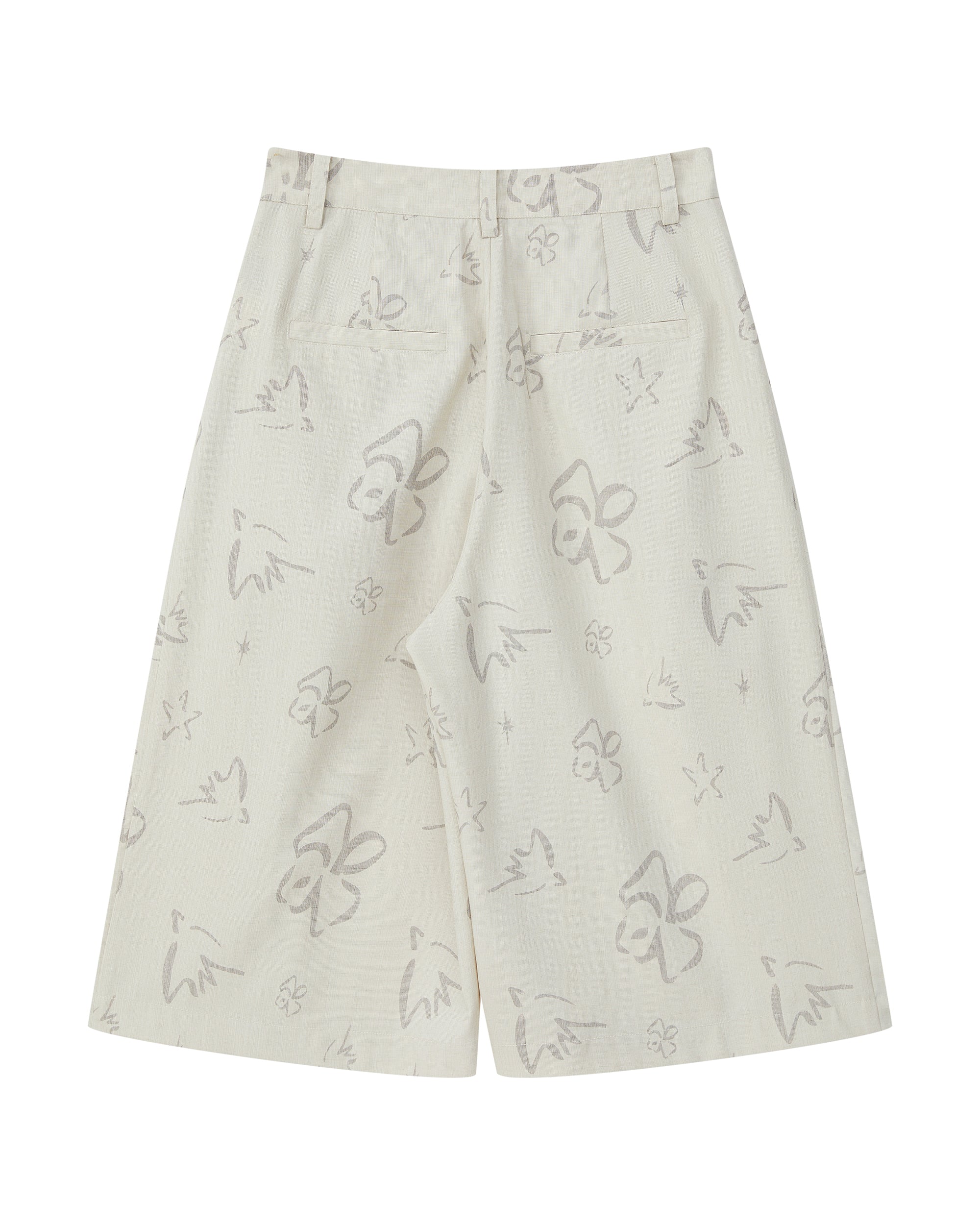 SOFITTE Full-Print Straight Bermuda Shorts