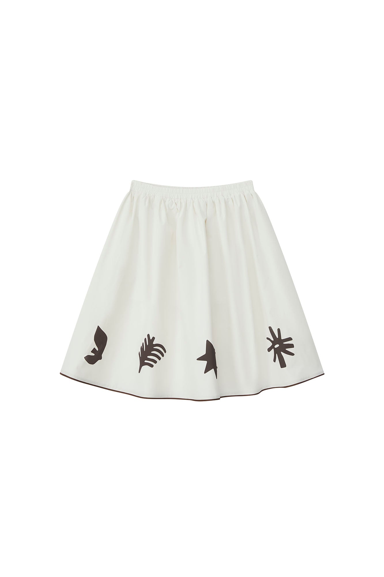 SOFITTE Contrast Motif Mini Skirt