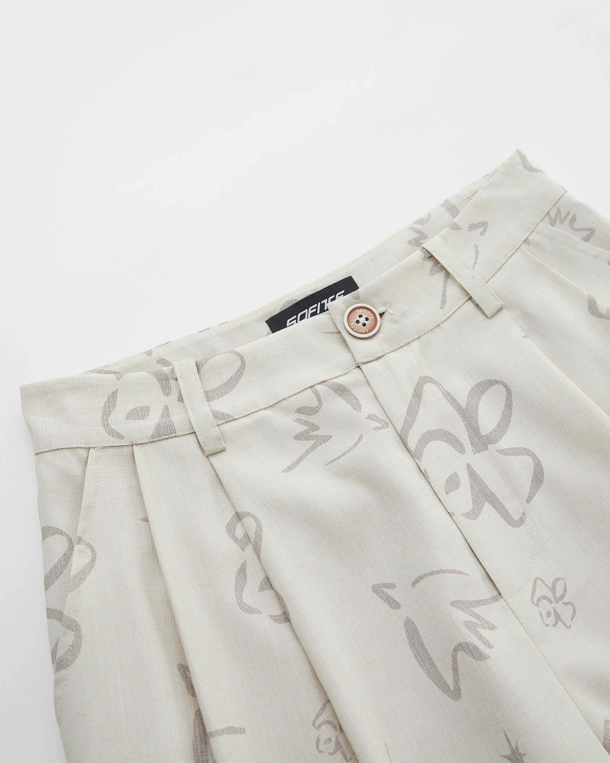 SOFITTE Full-Print Straight Bermuda Shorts