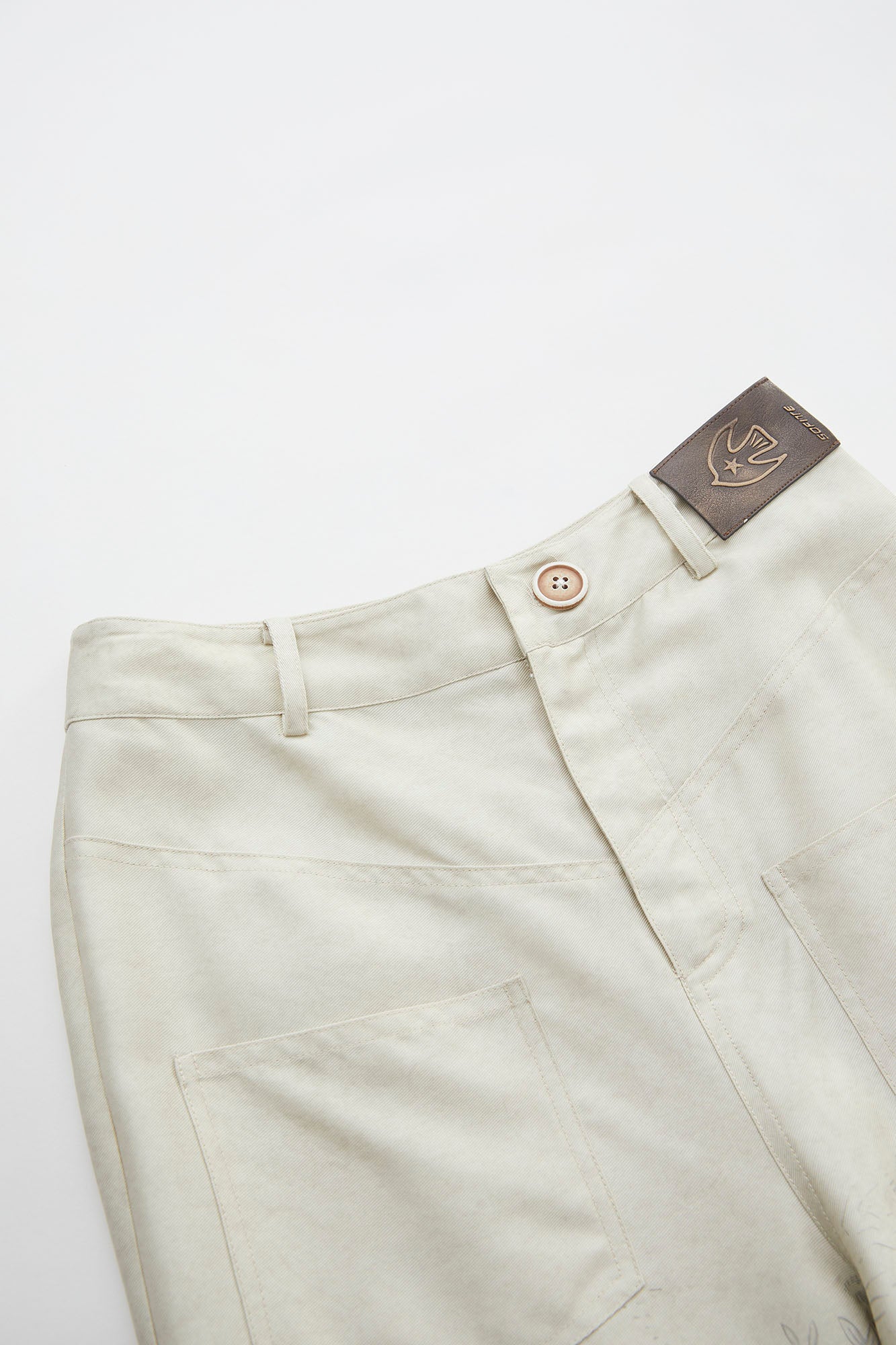 SOFITTE Graphic Tencel-Linen Wide-Leg Pants