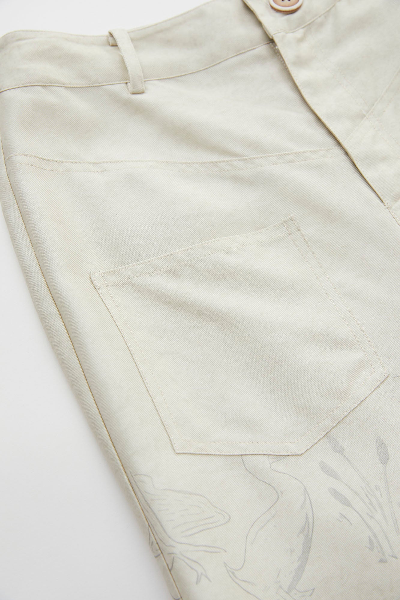 SOFITTE Graphic Tencel-Linen Wide-Leg Pants