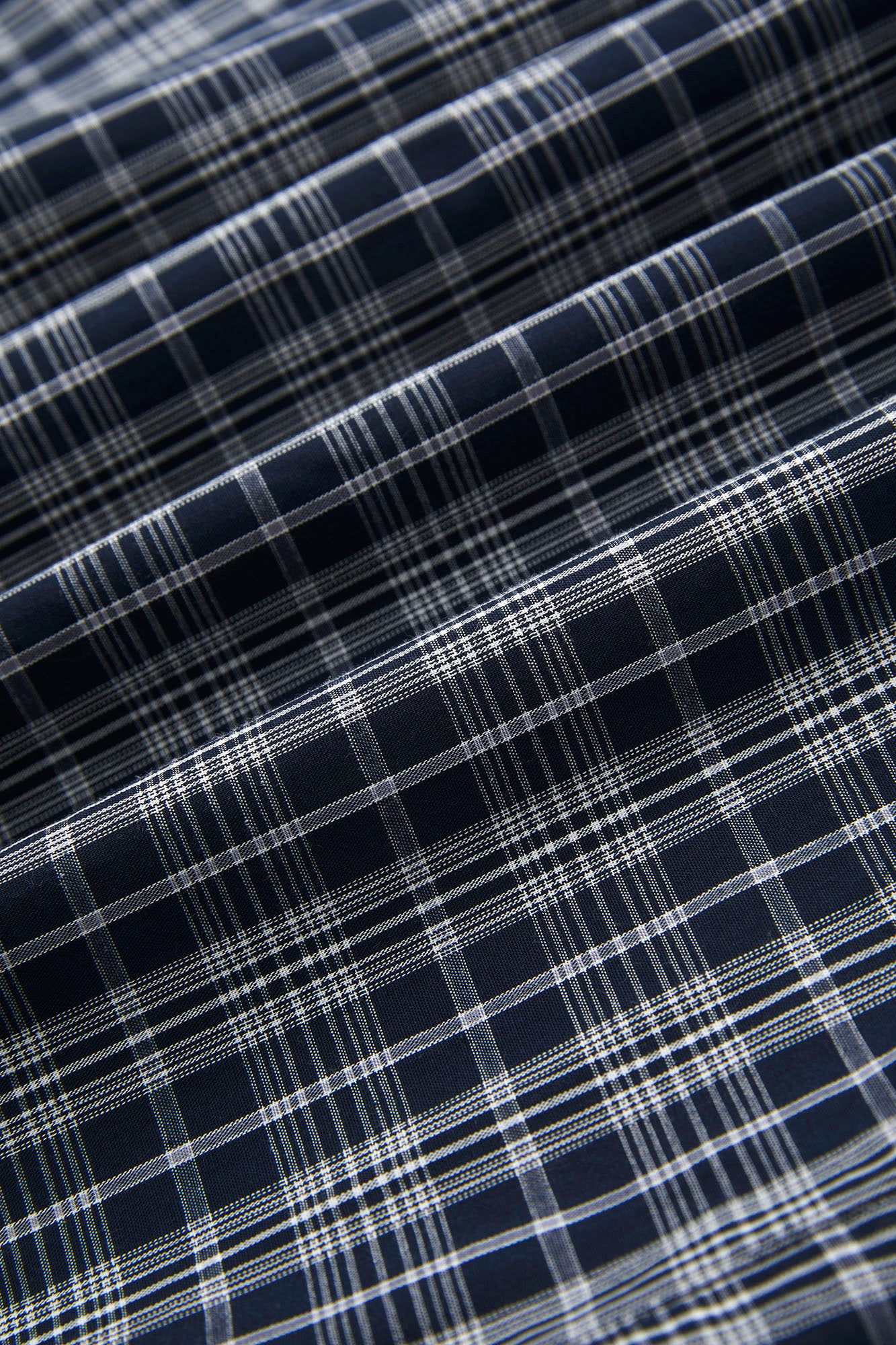 SOFITTE Plaid Pleats Patch Straight-Leg Pants