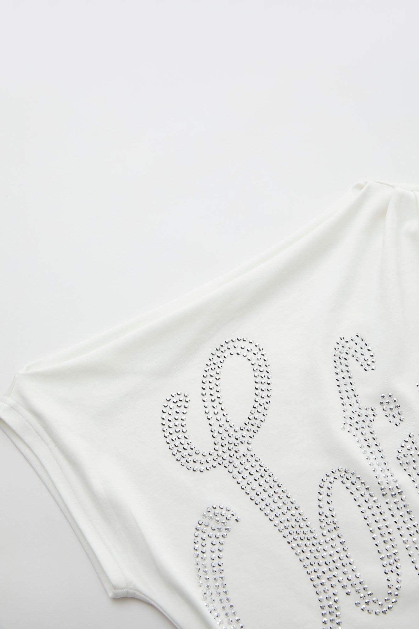 SOFITTE Diamond LOGO Asymmetrical Shoulder Tee