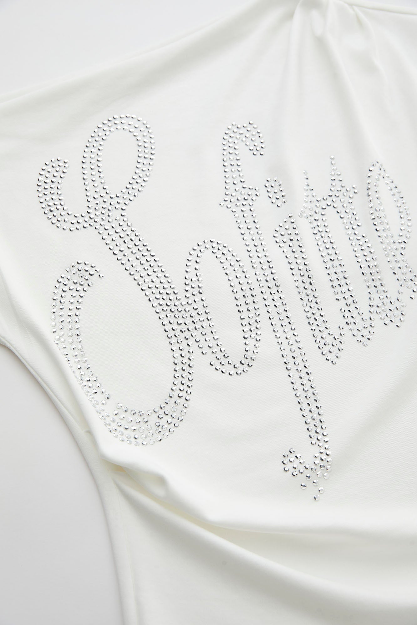 SOFITTE Diamond LOGO Asymmetrical Shoulder Tee