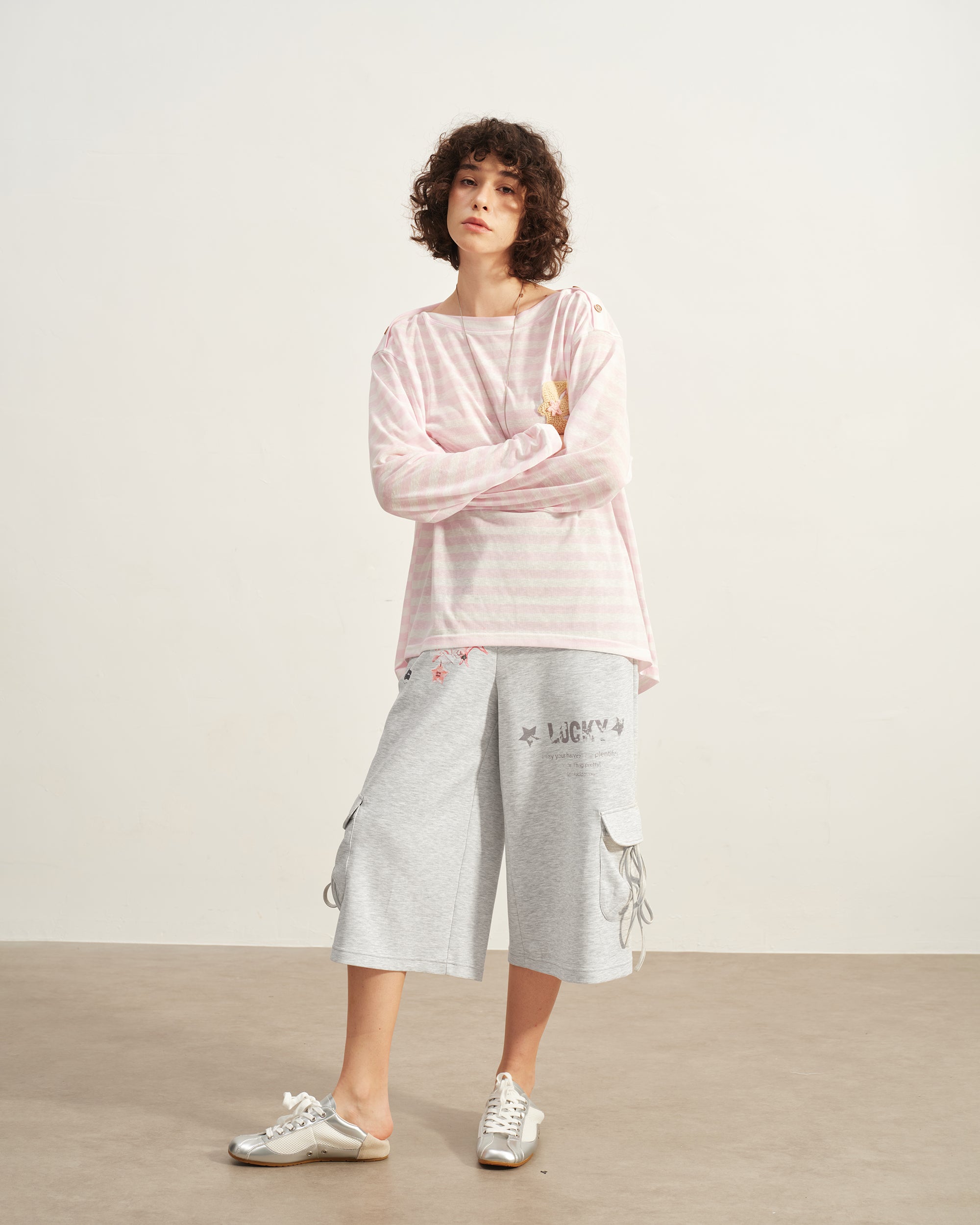 SOFITTE Graphic Fold-Over Sweat Shorts