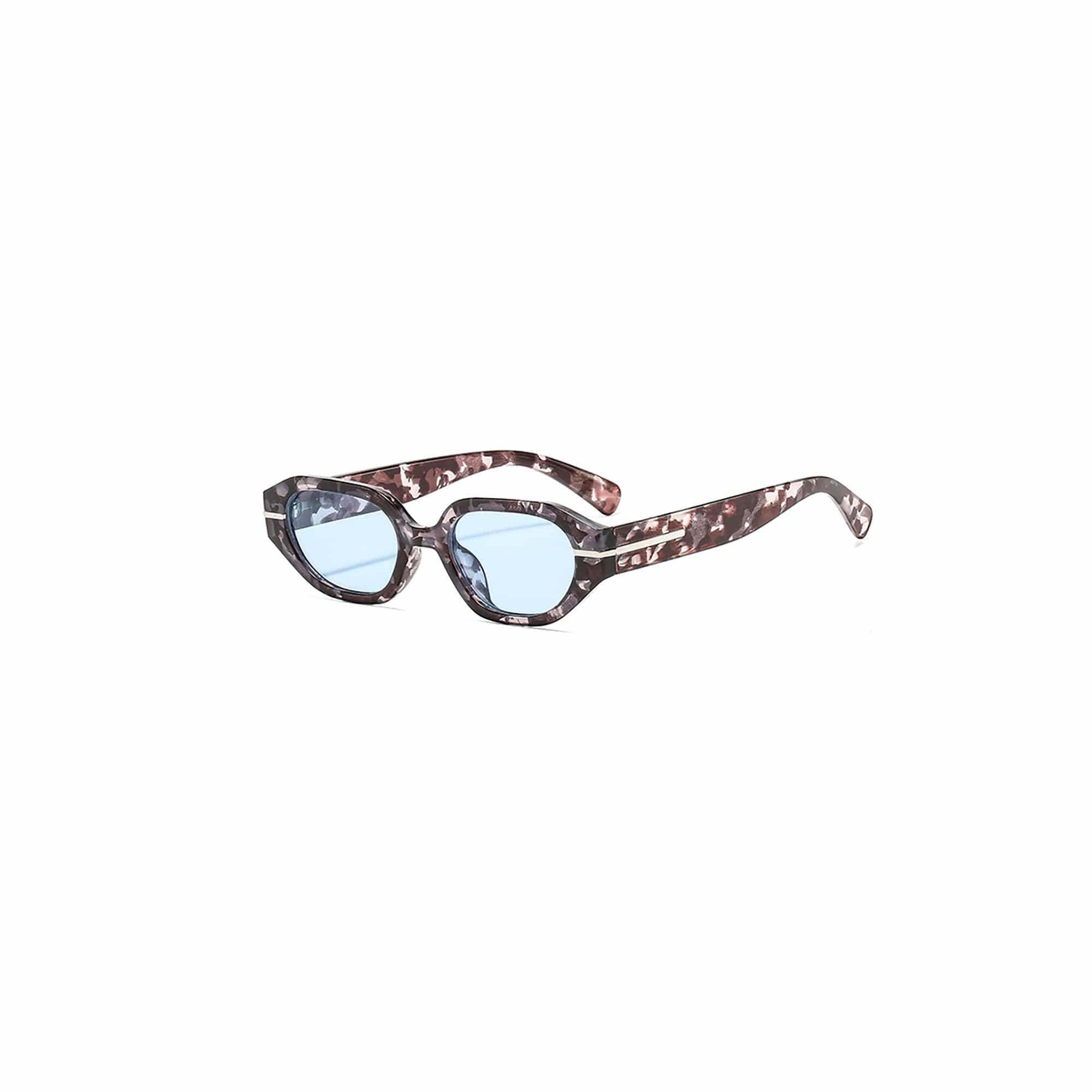 DAMAGE ASIA Retro Transparent Sunglasses