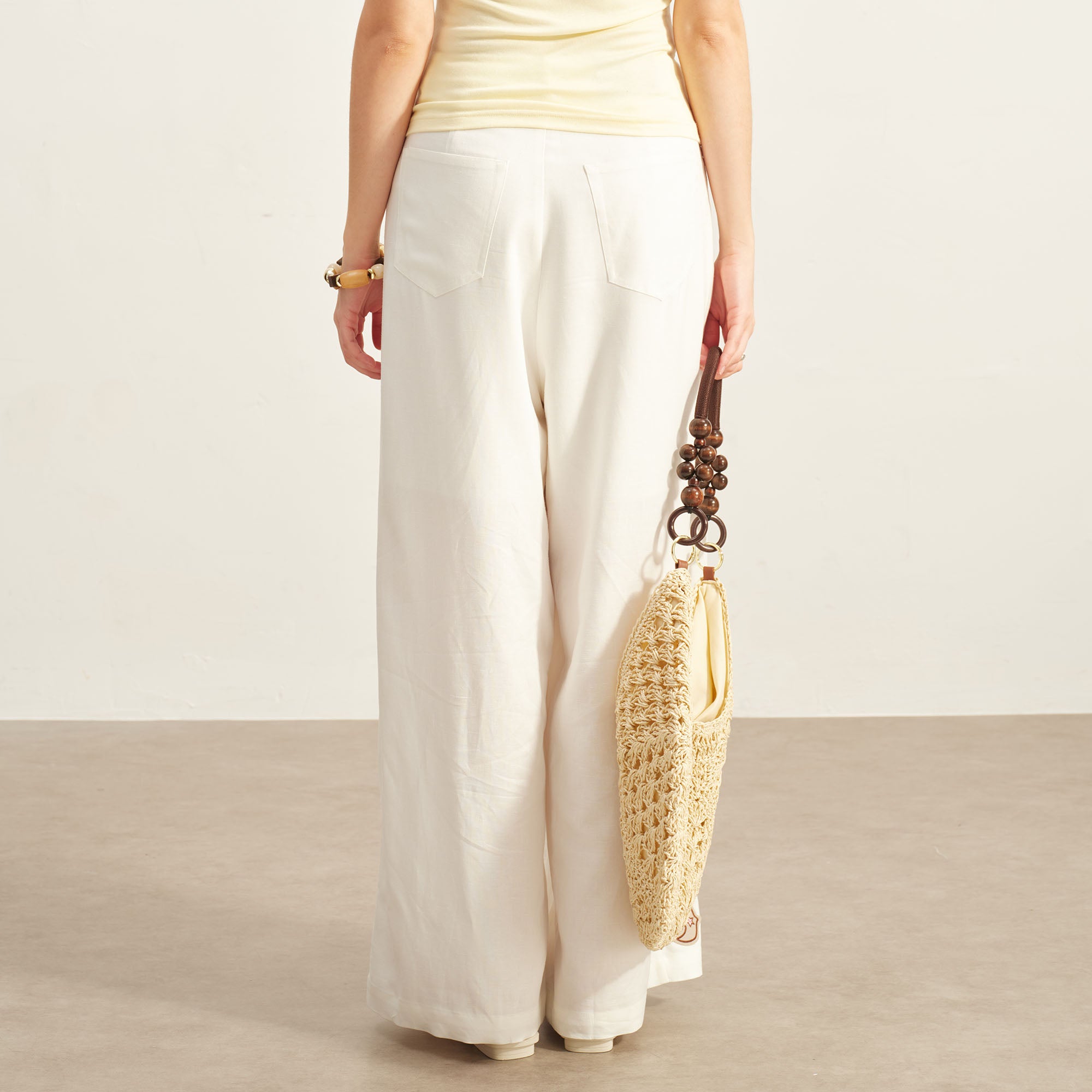 SOFITTE Essential Tencel-Linen Patch Straight-Leg Pants
