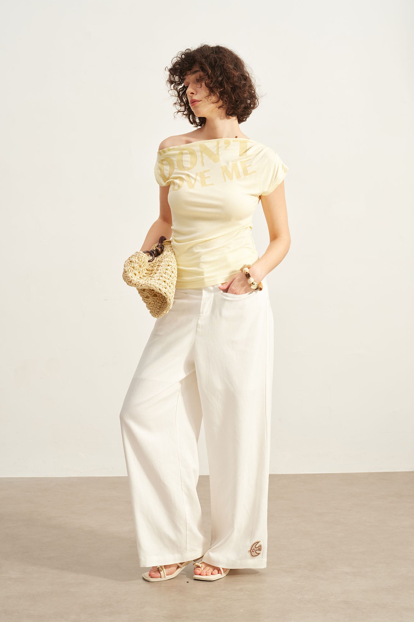 SOFITTE Essential Tencel-Linen Patch Straight-Leg Pants