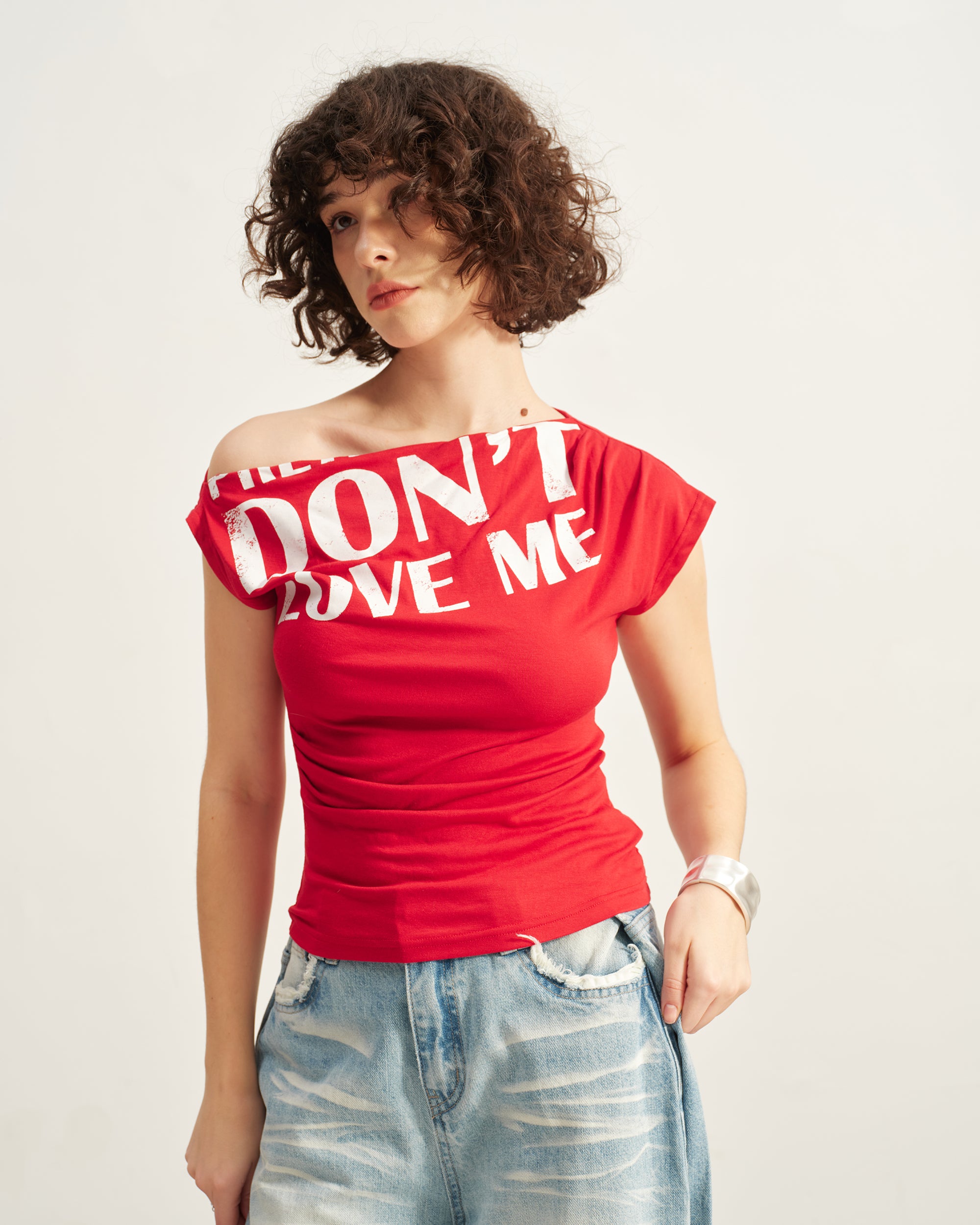 SOFITTE Graphic One-Shoulder Tee