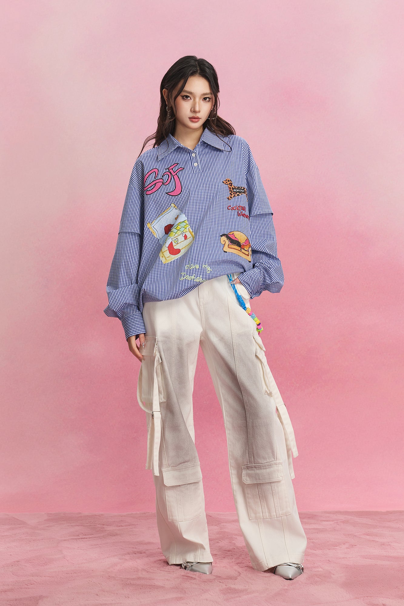 SOFITTE Dirty Fade Utility Strap Cargo Pants