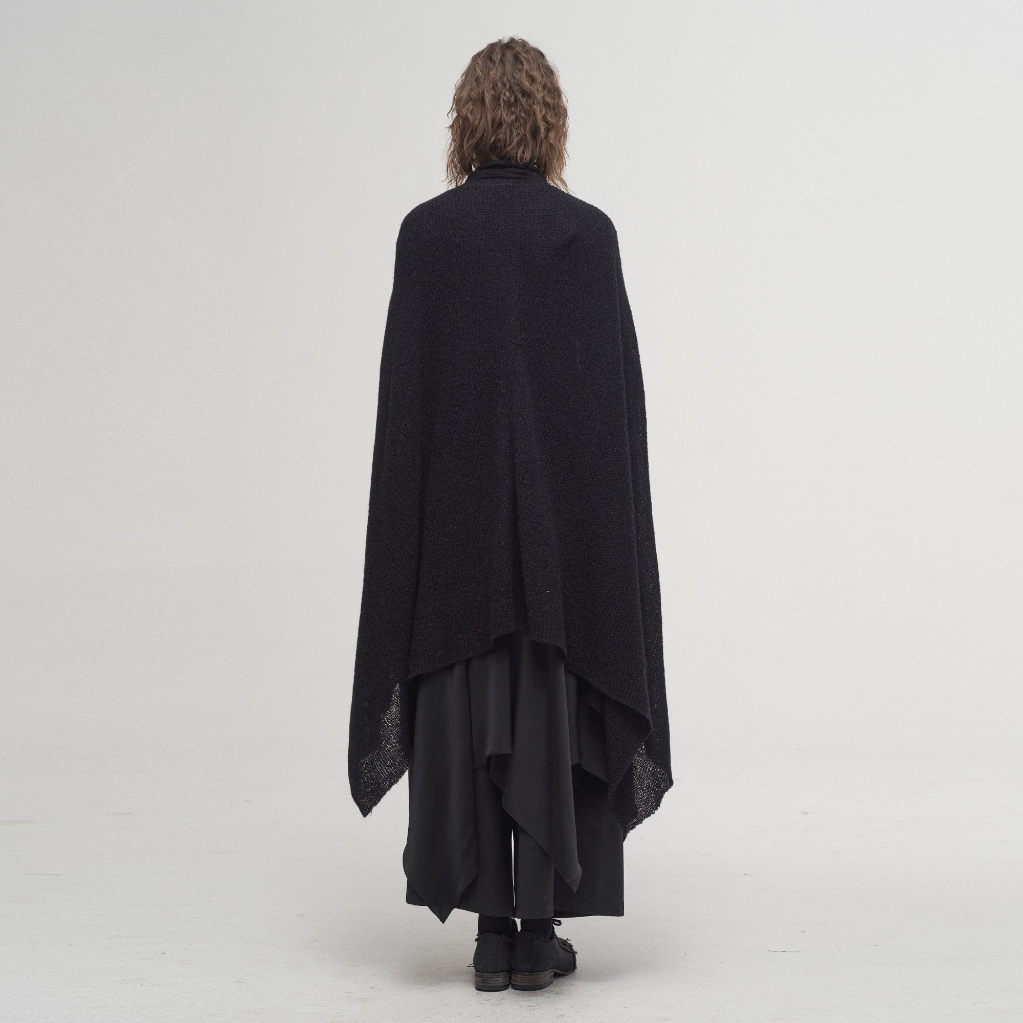 ILNya Nieternite Nifutur Convertible Drape Knit Cape, premium urban and streetwear designers apparel on PROJECTISR.com, ILNya Nieternite Nifutur