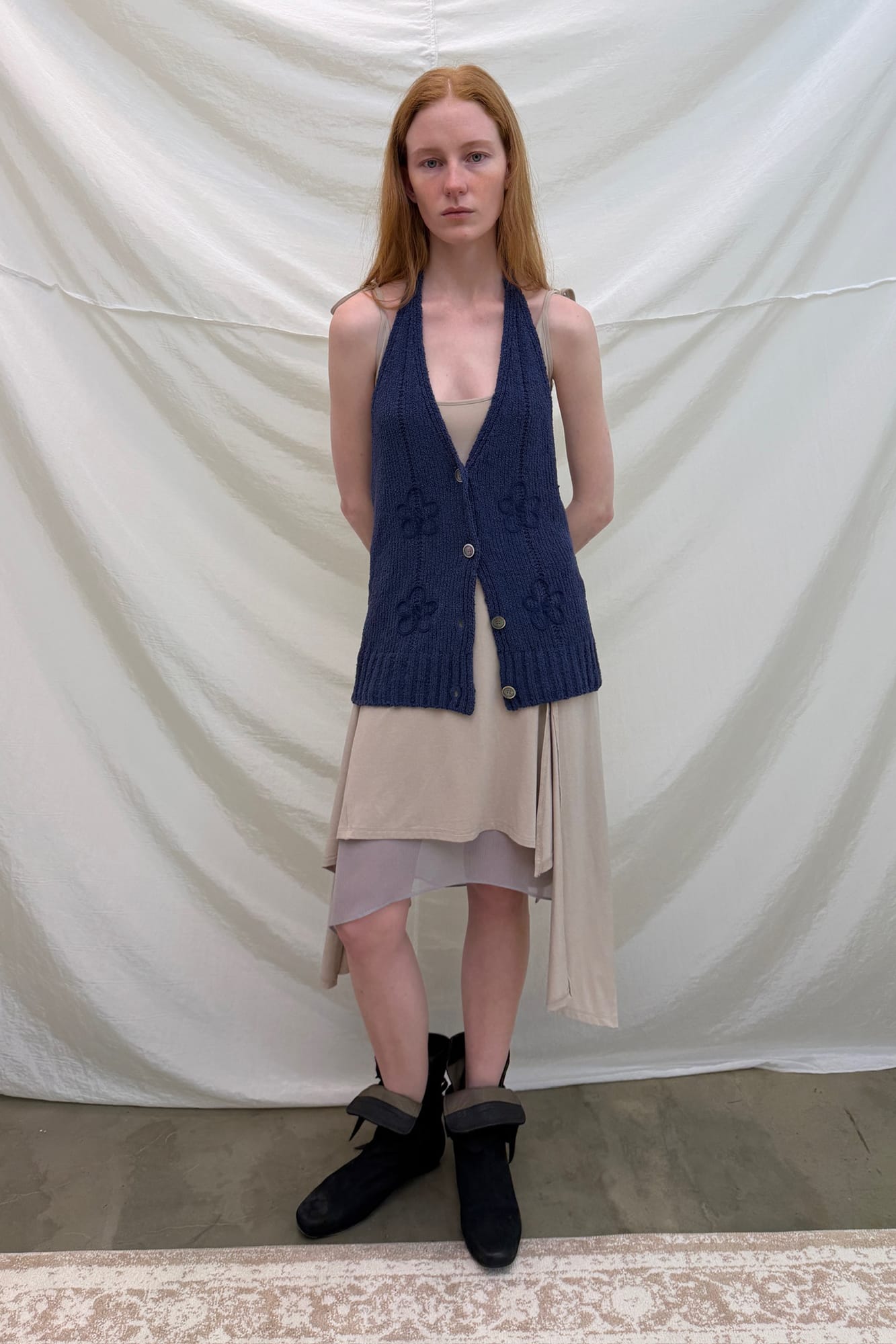 NEVERSEEZ Convertible Layered Fold-Over Skirt