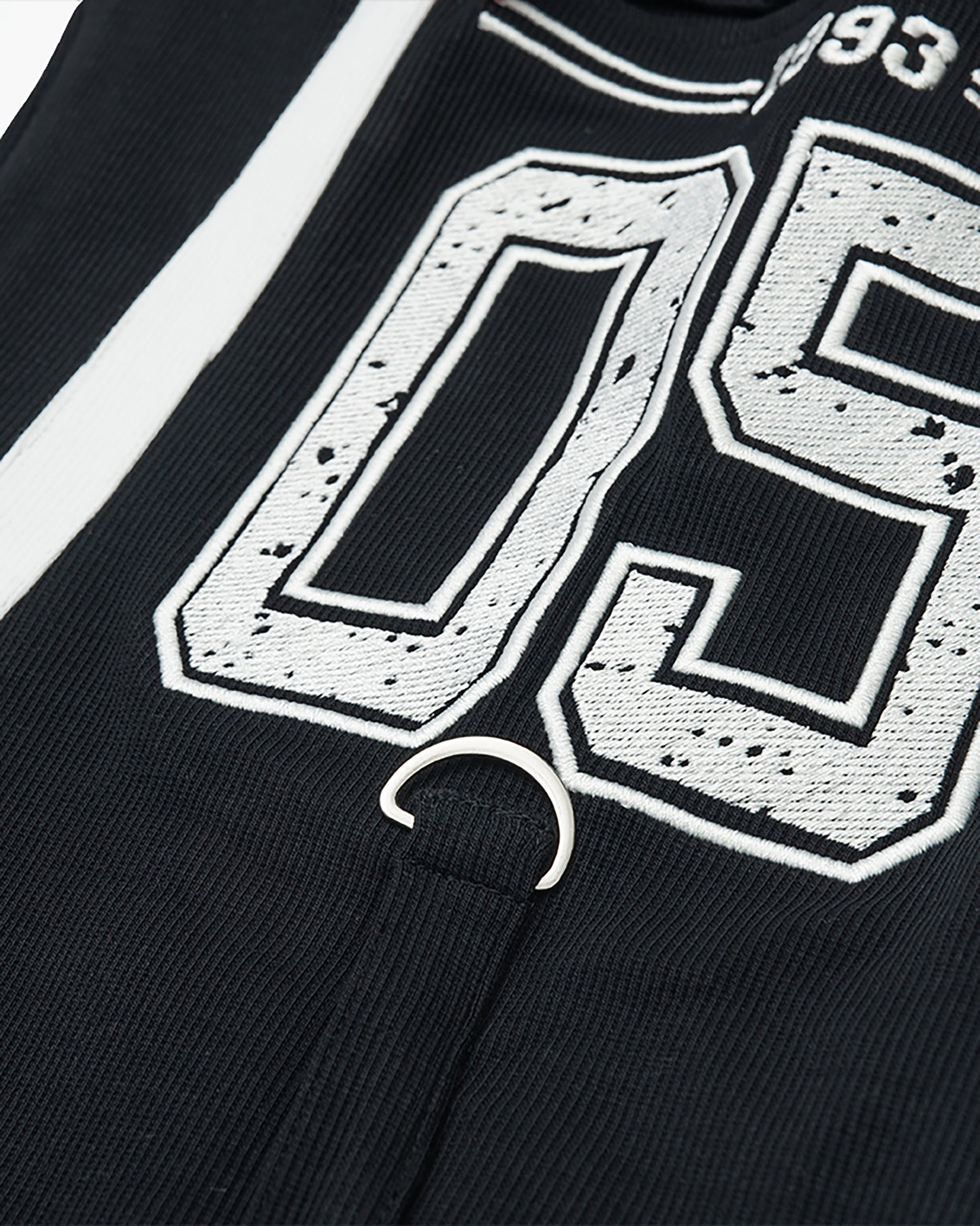 MOGONGSHE Zip-Front Buckle-Strap Racing Mini Dress