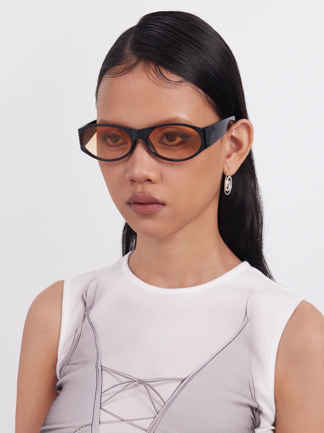 DAMAGE ASIA OPTICALS Classic Oval Sunglasses, premium urban and streetwear designers apparel on PROJECTISR.com, DAMAGE ASIA