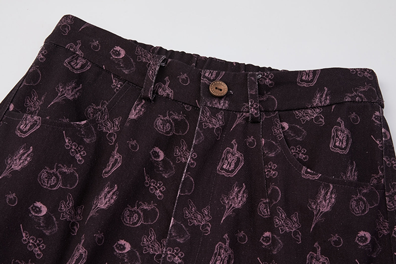NOESE Botanical Full-Print Convertible Cargo Pants