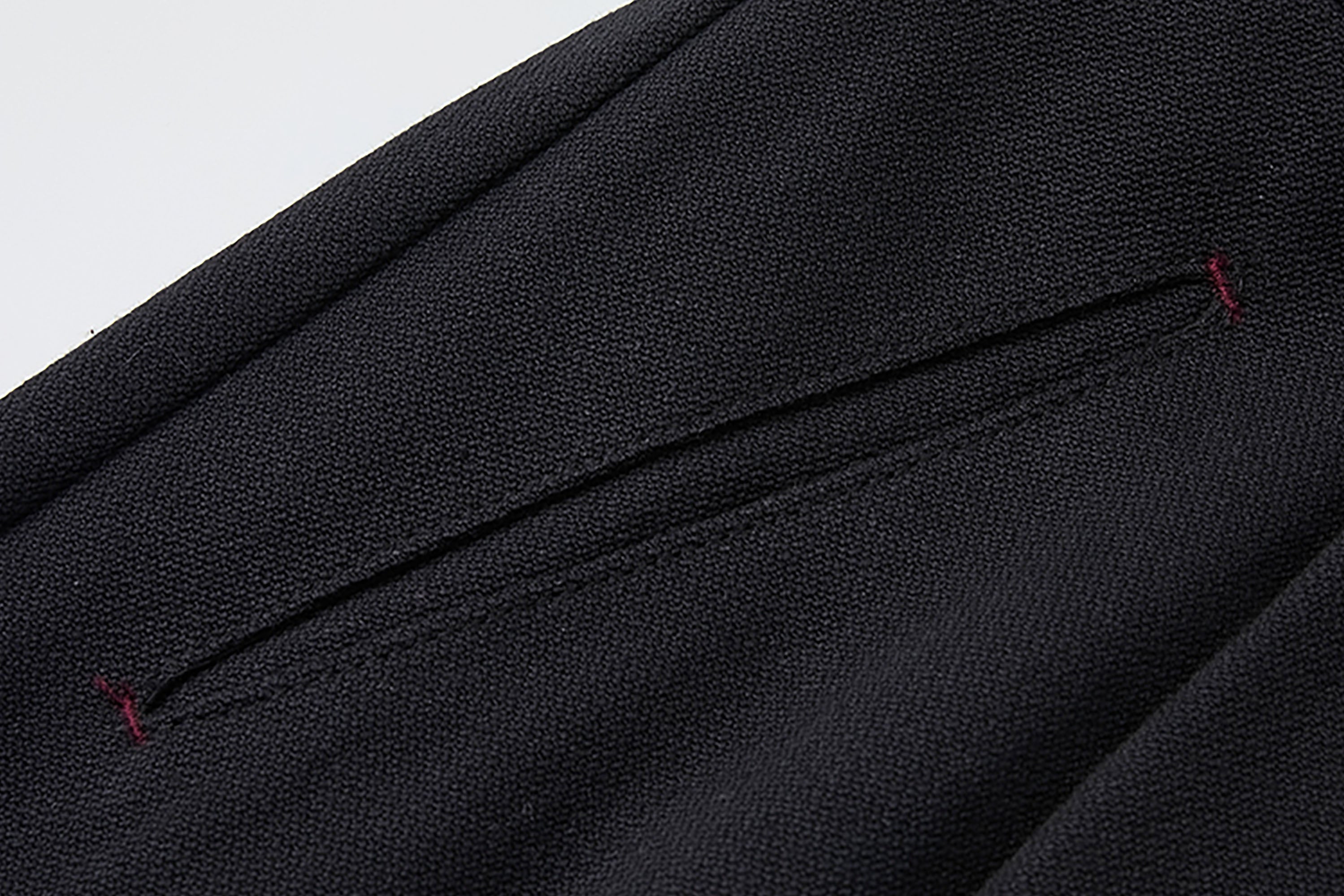 NOESE Button-Trim Ruffle Hem Culottes