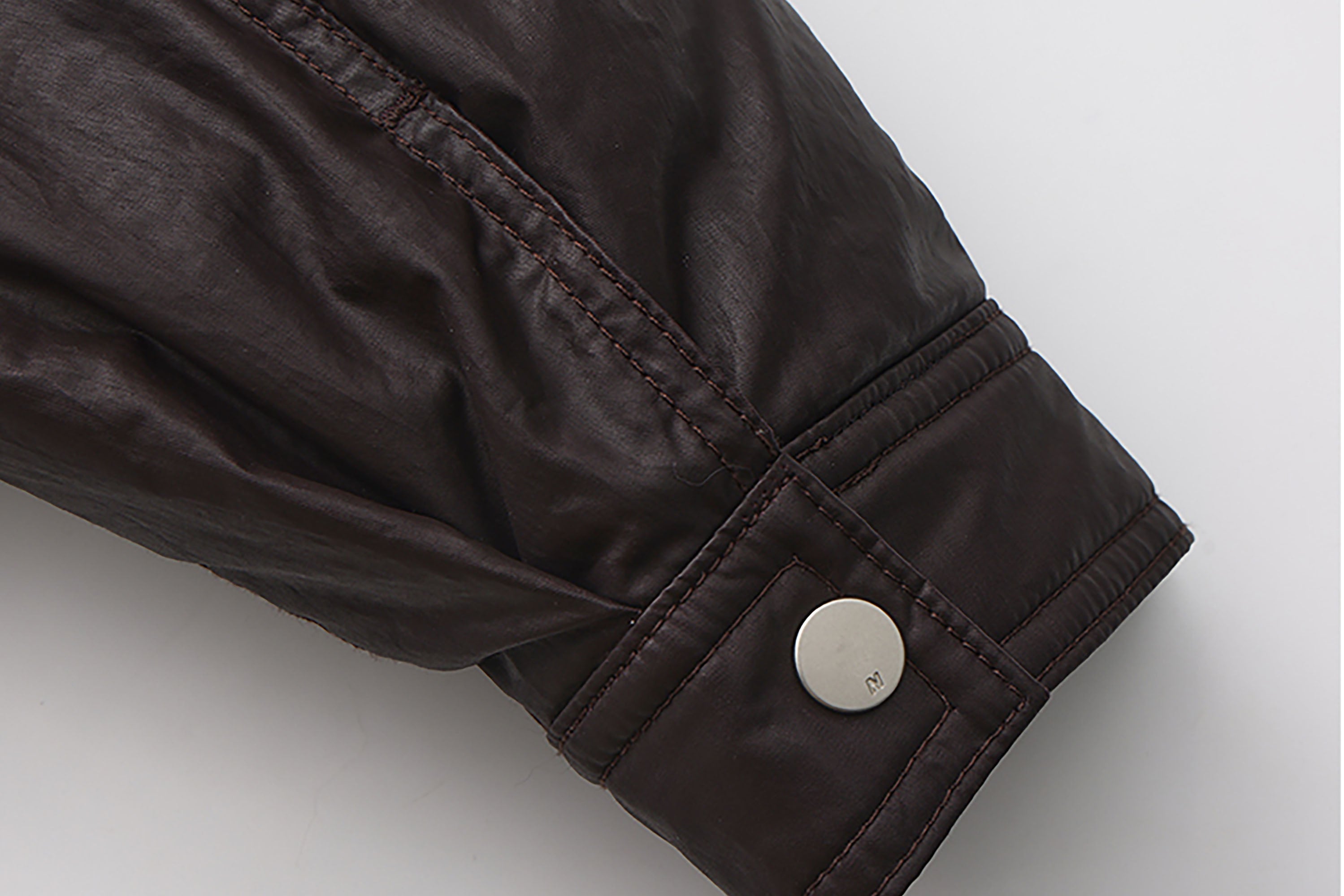 NOESE Detachable Faux Fur Collar Waterproof Down Jacket