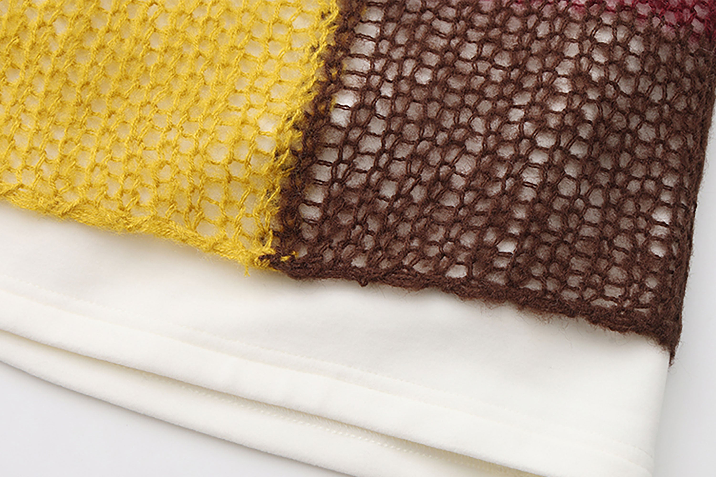 NOESE Contrast Layered-Collar Sweater