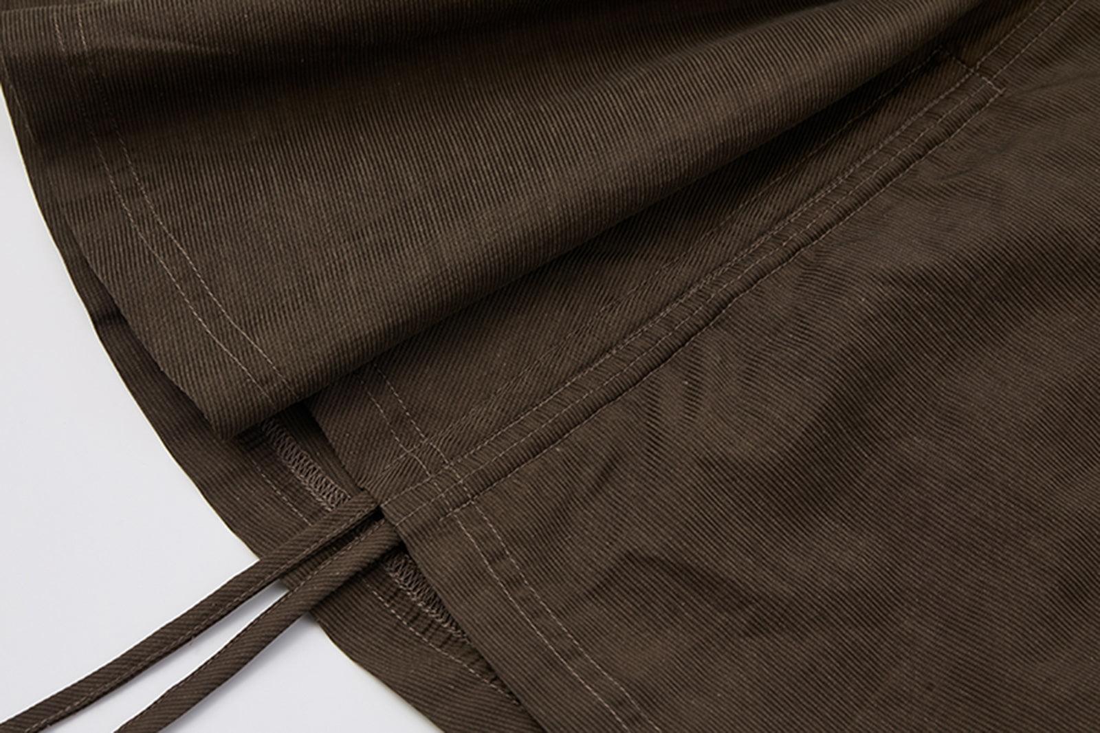 NOESE Paneled Ruched Utility Skirt