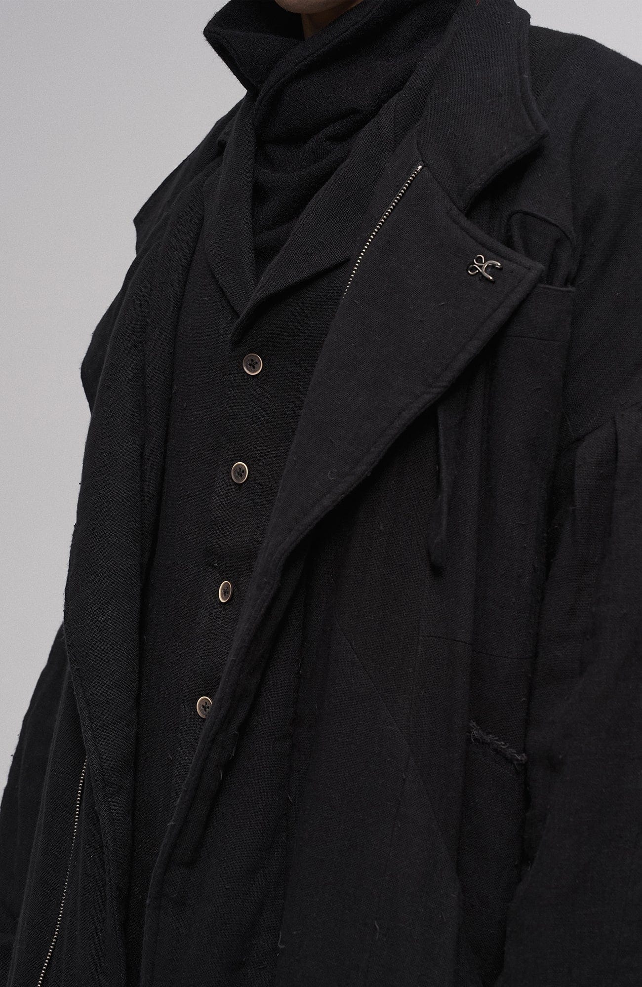 ILNya Nieternite Nifutur Essential Linen-Blend Oversized 3M Coat