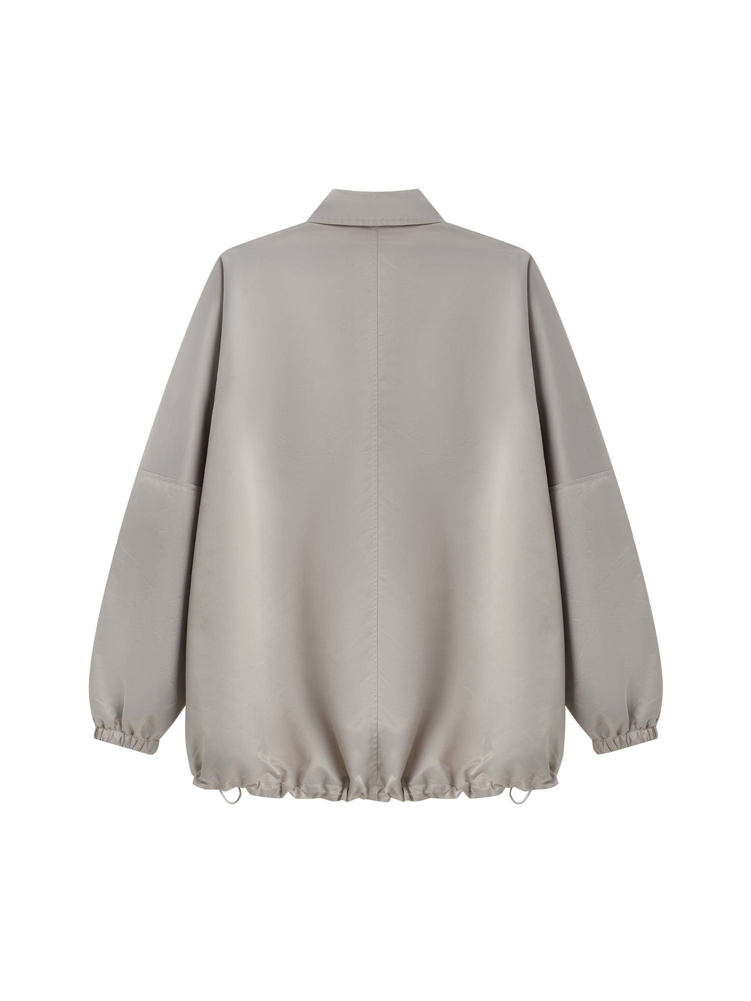 OPICLOTH Satin Batwing Drawstring Oversized Jacket, premium urban and streetwear designers apparel on PROJECTISR.com, OPICLOTH