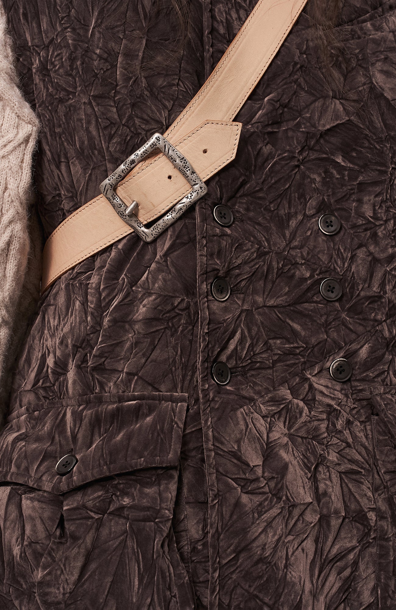 ILNya Nieternite Nifutur Asym Horsehide Buckled Sling Bag