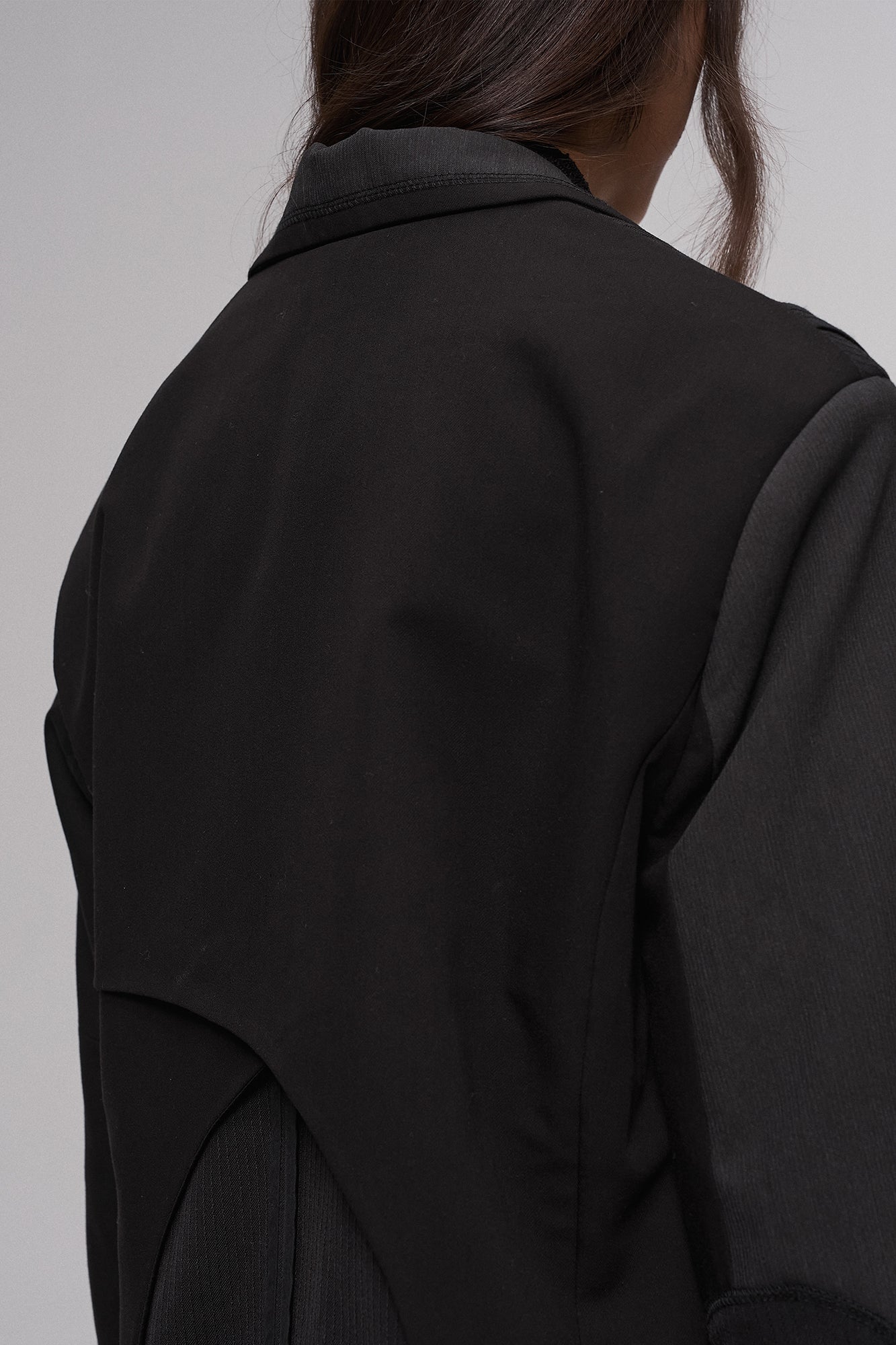 ILNya Nieternite Nifutur Asym Deconstructed Paneled Suit Jacket