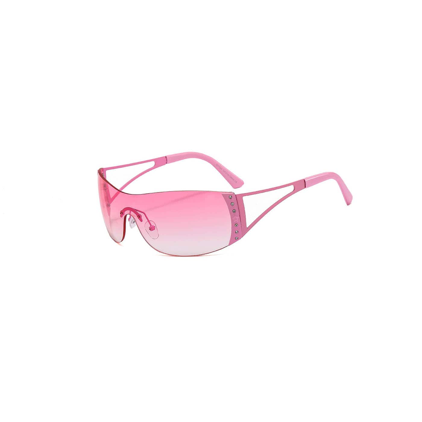 DAMAGE ASIA OPTICALS Rhinestone Frameless Sunglasses, premium urban and streetwear designers apparel on PROJECTISR.com, DAMAGE ASIA