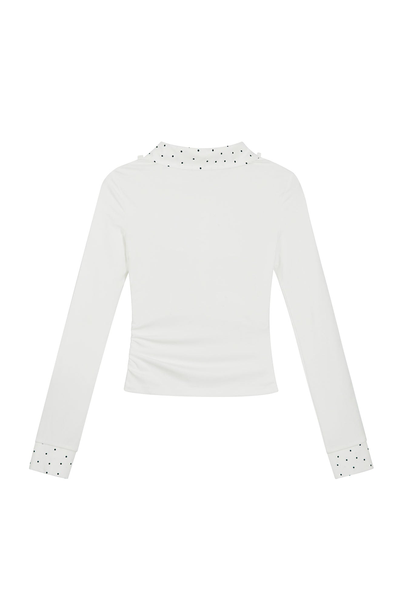 CESTNOUS Faux Layered Draped Top