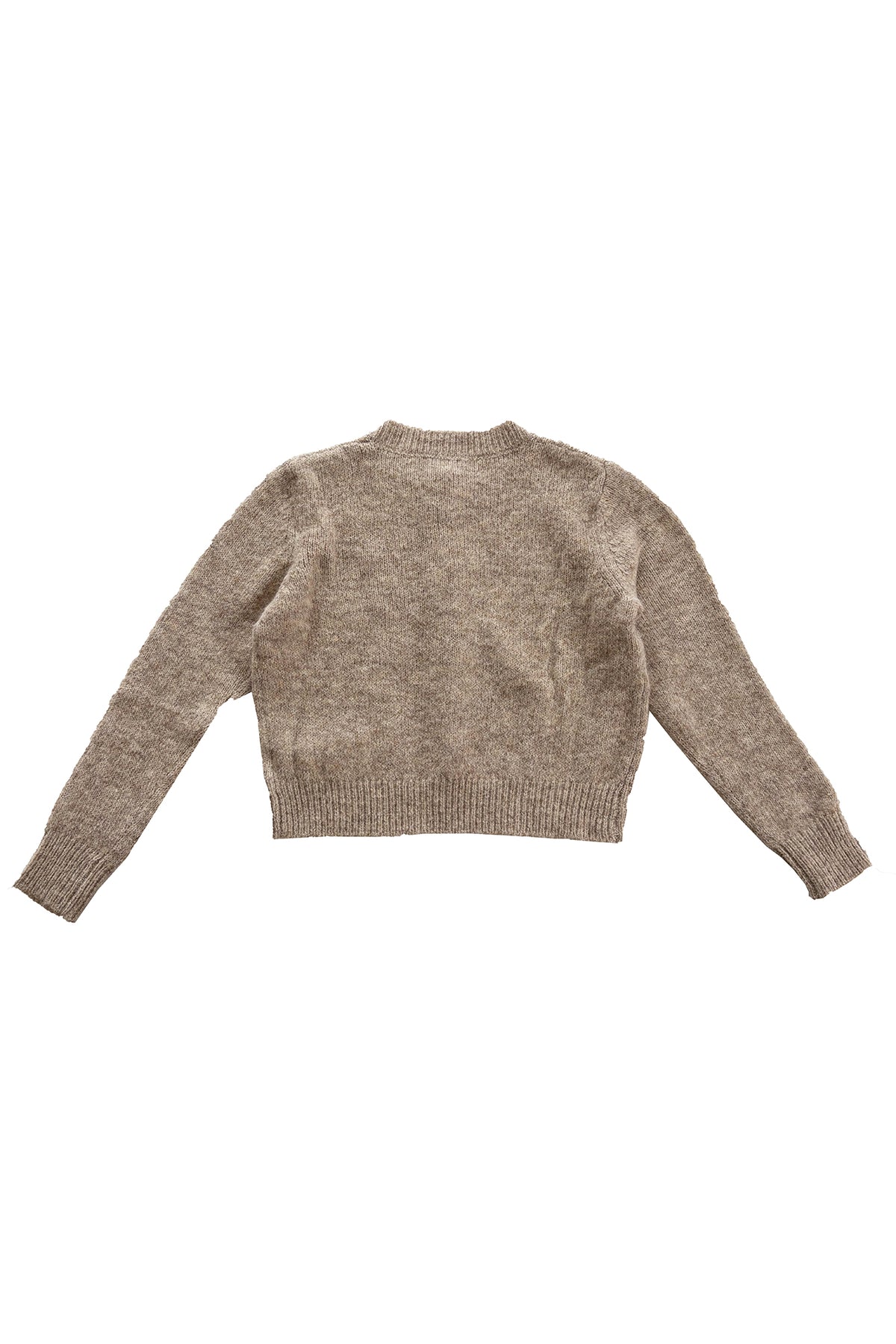 ANNIE ARMOR Cable-Knit Bow-Tie Cape Two-Piece Cardigan