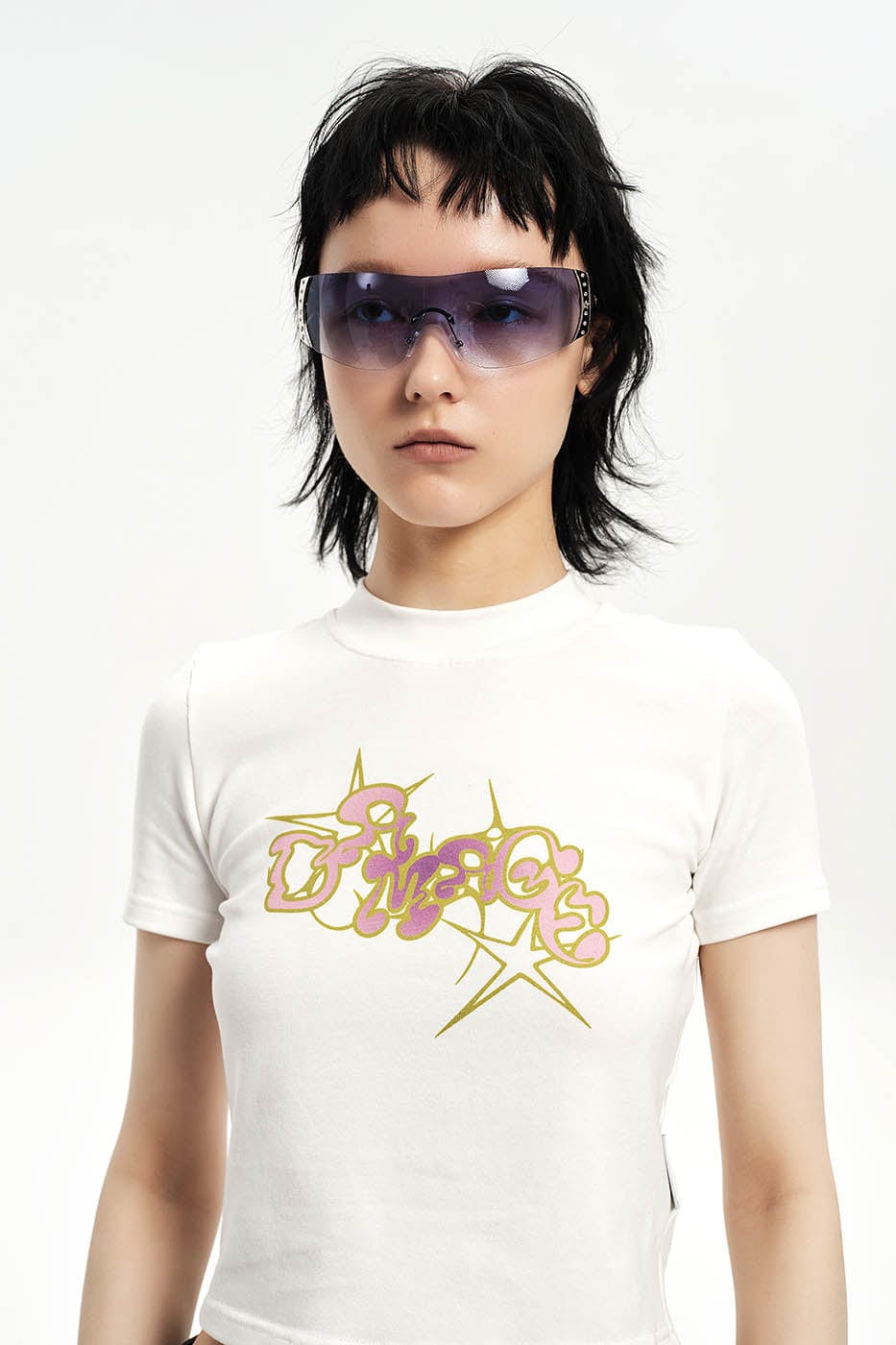 DAMAGE ASIA OPTICALS Rhinestone Frameless Sunglasses, premium urban and streetwear designers apparel on PROJECTISR.com, DAMAGE ASIA