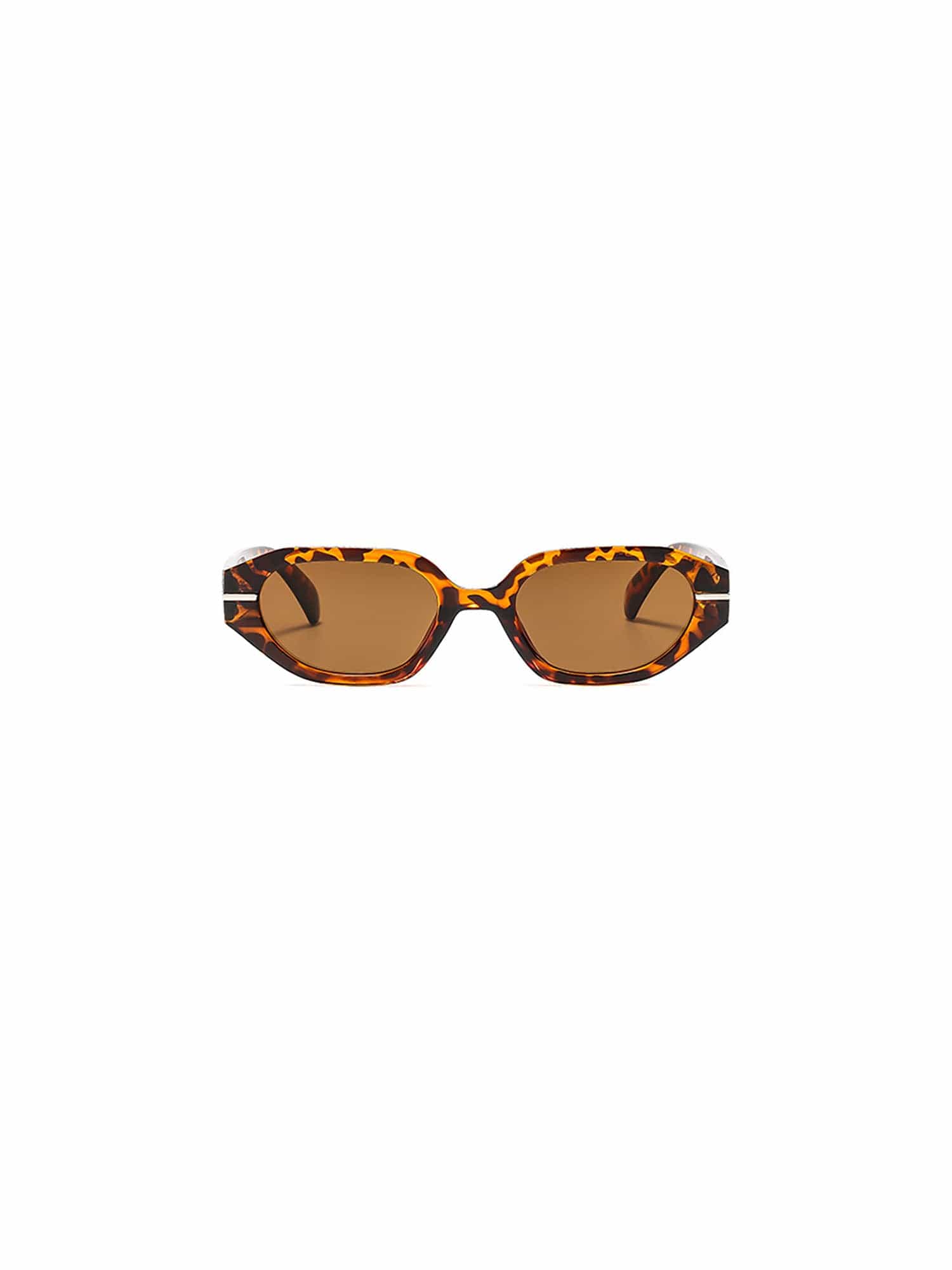 DAMAGE ASIA Retro Transparent Sunglasses