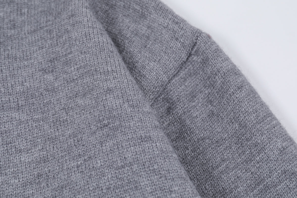FREE CENTER Reversible Hooded Oversized Sweater